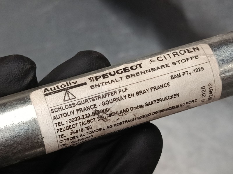 Recambio de cinturon seguridad delantero derecho para citroën grand c4 spacetourer (3a_, 3e_) 2.0 bluehdi 160 referencia OEM IAM