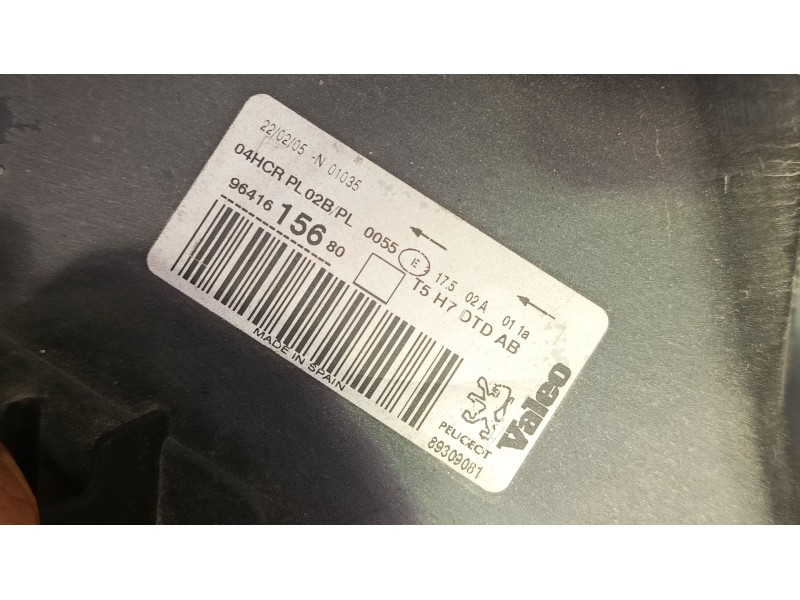 Recambio de faro derecho para peugeot 307 cc (3b) 2.0 16v referencia OEM IAM 9641615680  