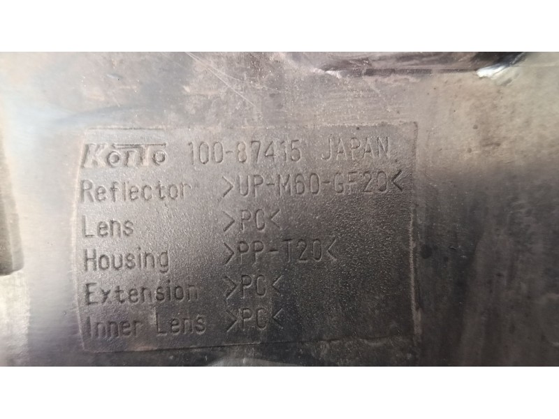 Recambio de faro izquierdo para mitsubishi montero sport i (k7_, k9_) 2.5 td (k94w, k74t) referencia OEM IAM 10087415  