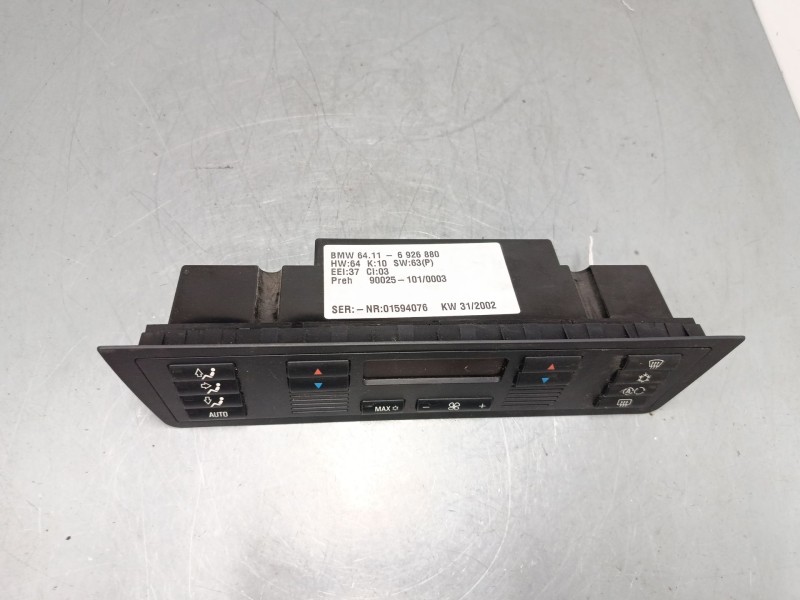 Recambio de mando climatizador para bmw x5 (e53) 3.0 d referencia OEM IAM 64116926880 900251010003 