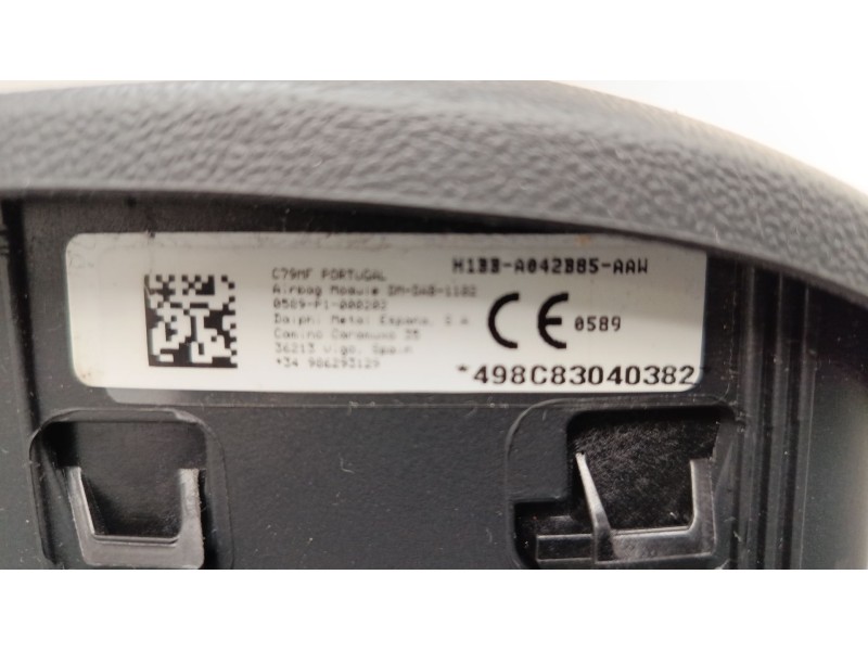 Recambio de airbag volante para ford fiesta vii (hj, hf) 1.0 ecoboost referencia OEM IAM   