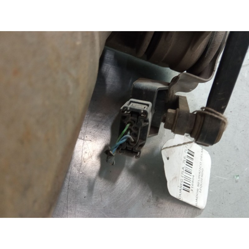 Recambio de amortiguador neumatico delantero izquierdo para volkswagen touareg (7la, 7l6, 7l7) 2.5 r5 tdi referencia OEM IAM 7L6