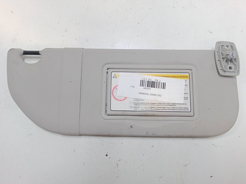 Recambio de parasol derecho para citroën c3 i (fc_, fn_) 1.1 i referencia OEM IAM   