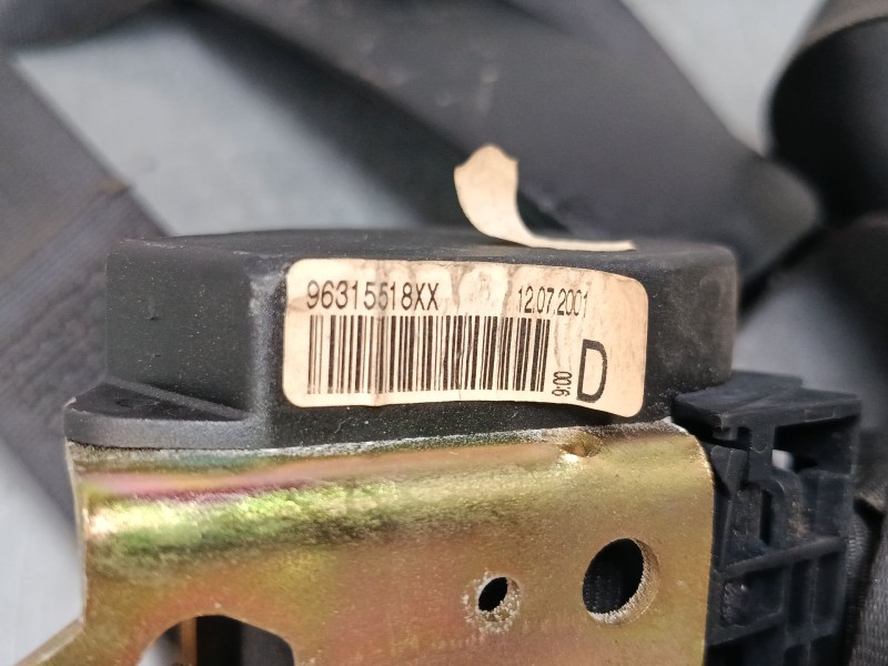 Recambio de cinturon seguridad delantero derecho para peugeot 106 ii (1a_, 1c_) 1.1 i referencia OEM IAM 96315518XX  