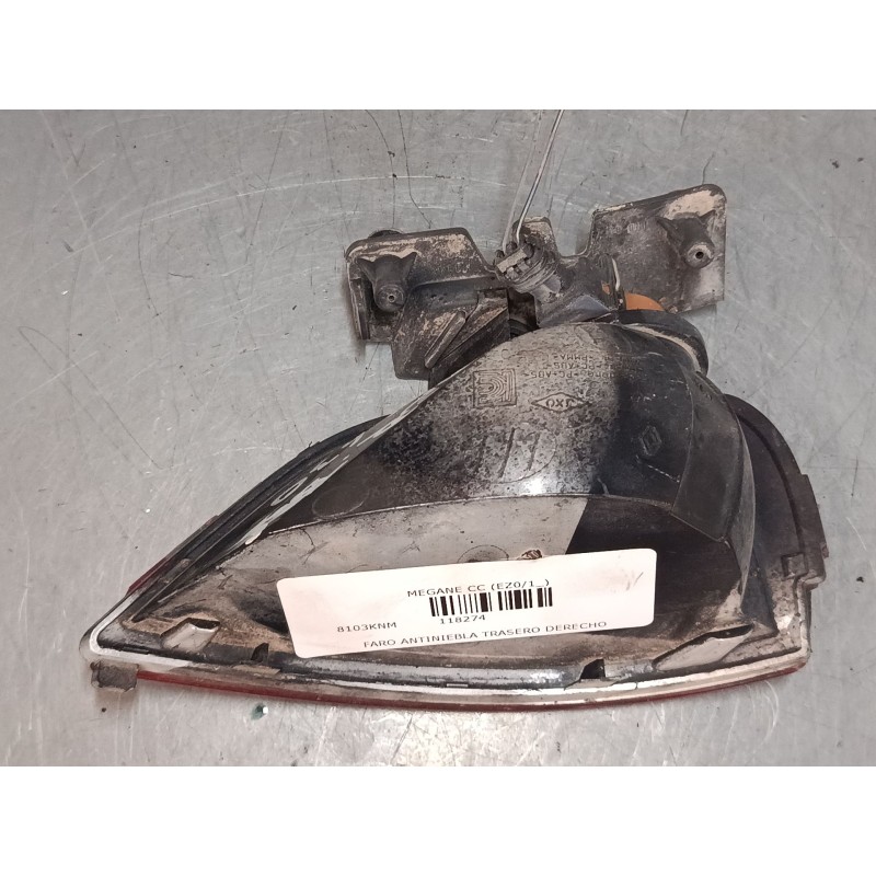 Recambio de faro antiniebla trasero derecho para renault megane cc (ez0/1_) 1.2 tce (ez16) referencia OEM IAM   