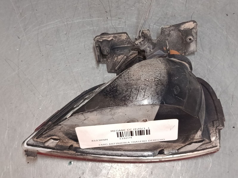 Recambio de faro antiniebla trasero derecho para renault megane cc (ez0/1_) 1.2 tce (ez16) referencia OEM IAM   