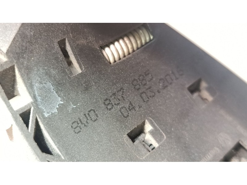 Recambio de maneta exterior puerta delantera izquierda para audi a3 (8v1, 8vk) 1.6 tdi referencia OEM IAM 8V0837885  