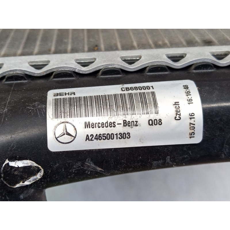 Recambio de radiador agua para mercedes-benz clase a (w176) a 220 d (176.003) referencia OEM IAM A2465001303  