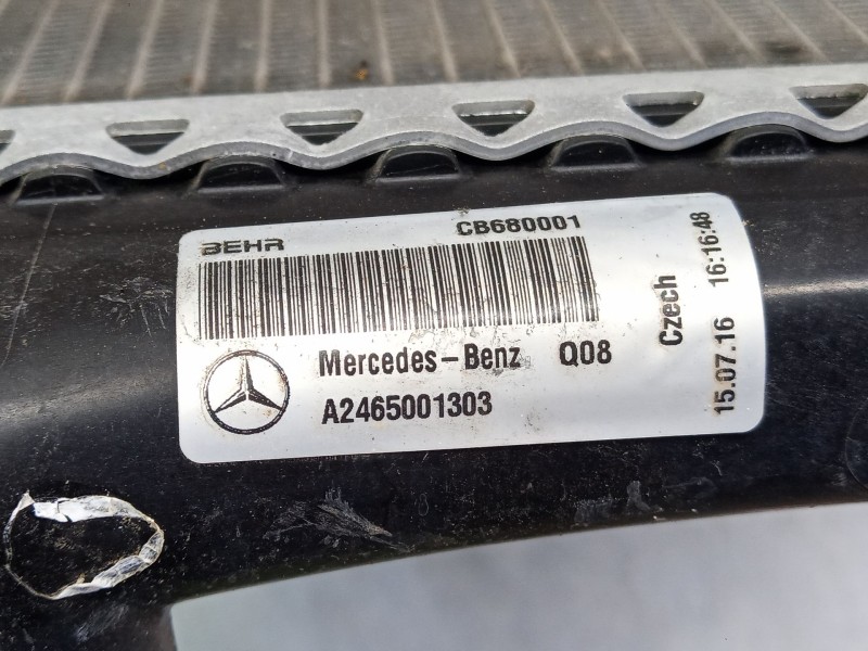 Recambio de radiador agua para mercedes-benz clase a (w176) a 220 d (176.003) referencia OEM IAM A2465001303  