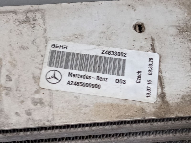 Recambio de intercooler para mercedes-benz clase a (w176) a 220 d (176.003) referencia OEM IAM A2465000900  