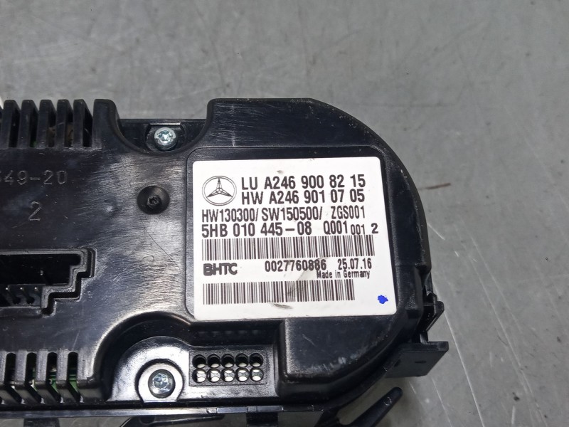 Recambio de mando climatizador para mercedes-benz clase a (w176) a 220 d (176.003) referencia OEM IAM A2469008215  