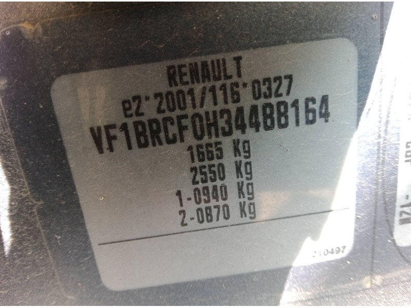 renault clio iii (br0/1, cr0/1) del año 2005