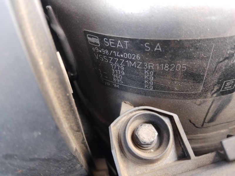 seat leon (1m1) del año 2003
