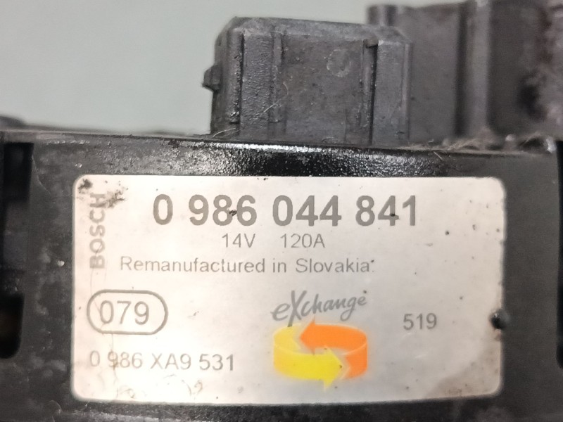 Recambio de alternador para bmw x5 (e53) 3.0 d referencia OEM IAM 0986044841  