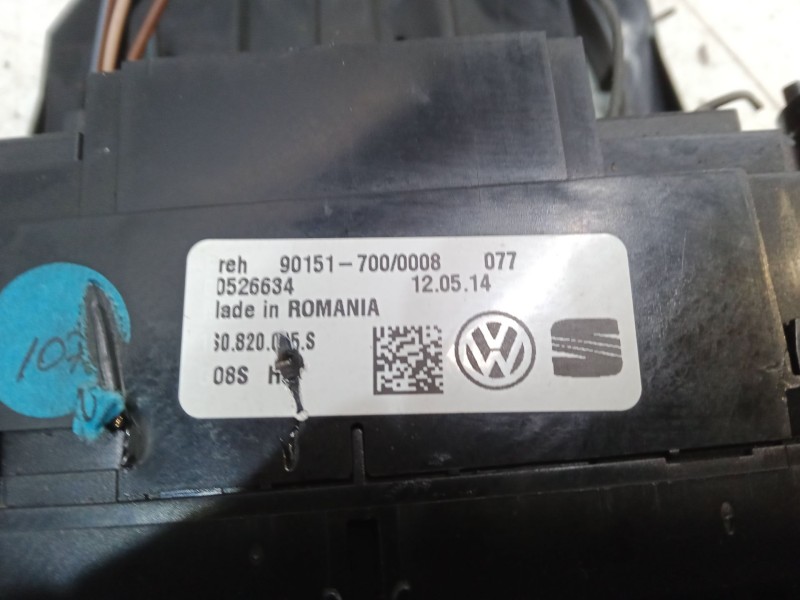 Recambio de mando calefaccion / a/a para volkswagen up! (121, 122, bl1, bl2, bl3, 123) 1.0 referencia OEM IAM 90151-700/0008  