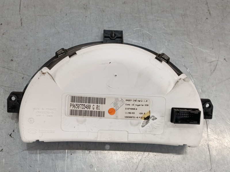Recambio de cuadro instrumentos para citroën c3 i (fc_, fn_) 1.4 hdi referencia OEM IAM P9650735480  