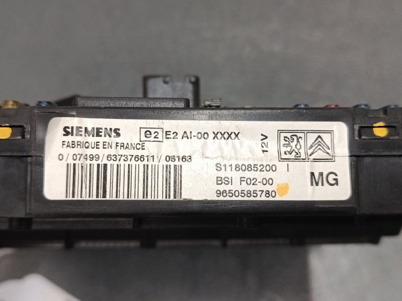 Recambio de bsi para citroën c3 i (fc_, fn_) 1.4 hdi referencia OEM IAM 9650585780  