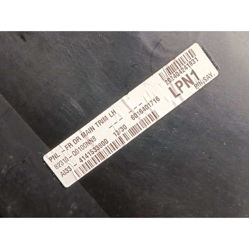 Recambio de guarnecido puerta delantera izquierda para hyundai i20 iii (bc3, bi3) 1.2 1.2 referencia OEM IAM   