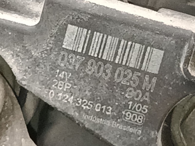 Recambio de alternador para volkswagen polo iv (9n_, 9a_) 1.4 16v referencia OEM IAM 037903025M  