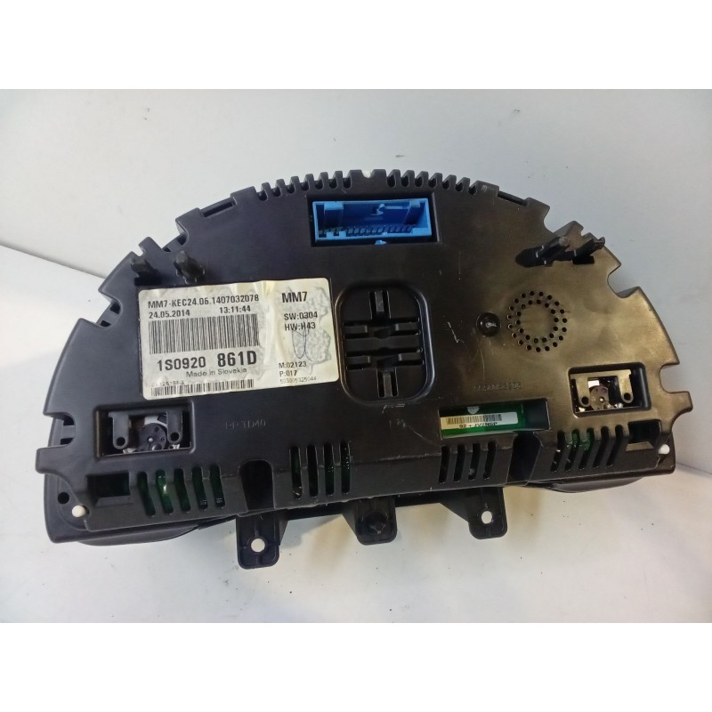 Recambio de cuadro instrumentos para volkswagen up! (121, 122, bl1, bl2, bl3, 123) 1.0 referencia OEM IAM 1S0920861D  5030053250