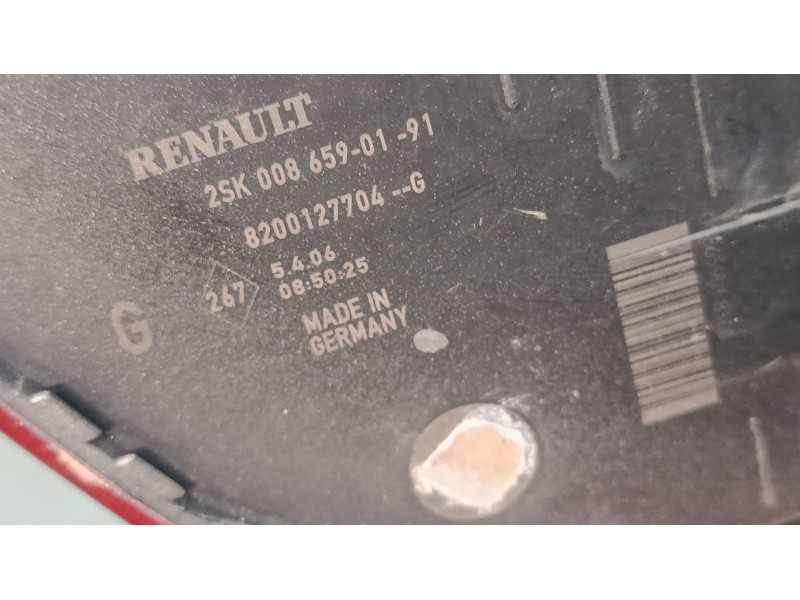 Recambio de piloto trasero izquierdo para renault scénic ii (jm0/1_) 1.5 dci (jm02, jm13) referencia OEM IAM 2SK008659  