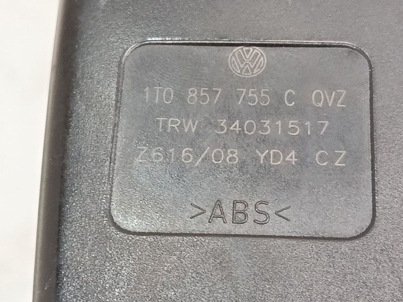 Recambio de anclaje cinturon delantero izquierdo para volkswagen touran (1t1, 1t2) 1.9 tdi referencia OEM IAM   