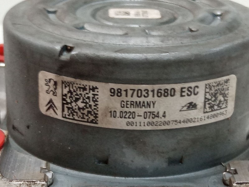 Recambio de abs para peugeot 208 i (ca_, cc_) 1.6 hdi / bluehdi 75 referencia OEM IAM 9817031680  