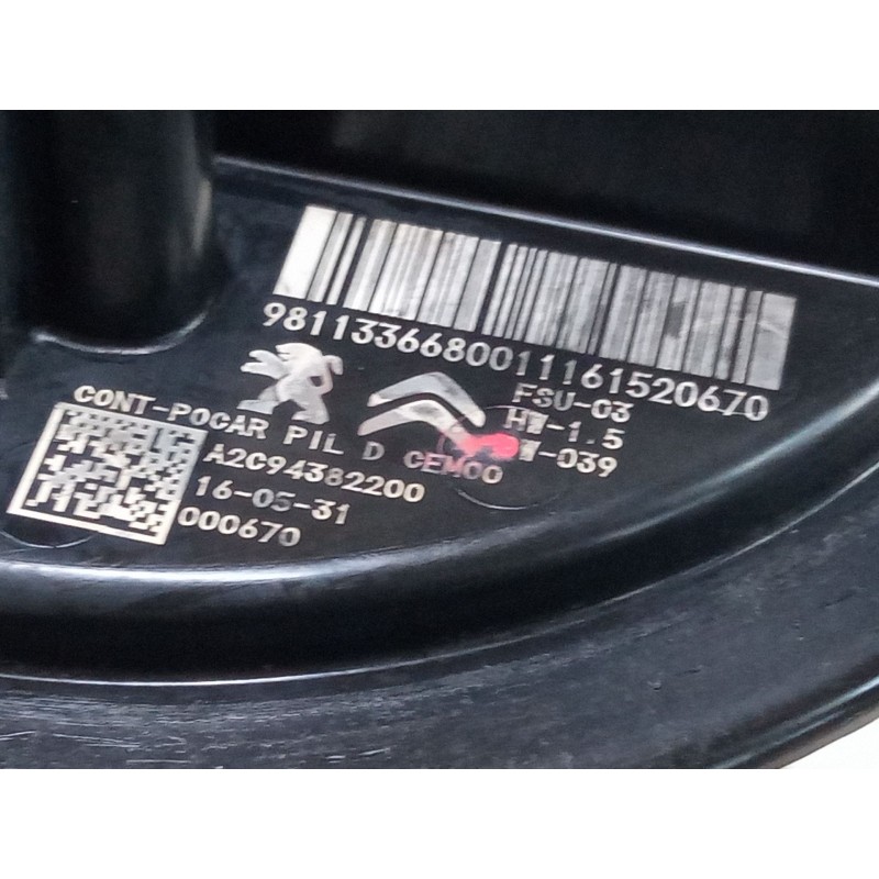 Recambio de aforador para peugeot 208 i (ca_, cc_) 1.6 hdi / bluehdi 75 referencia OEM IAM A2C94382200  