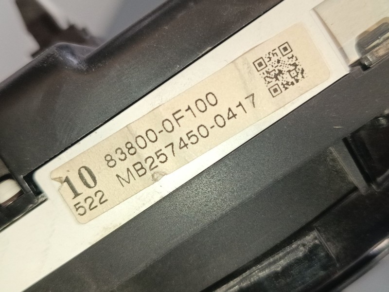 Recambio de cuadro instrumentos para toyota verso (_r2_) 1.6 (zgr20_) referencia OEM IAM 838000F100  MB2574500417