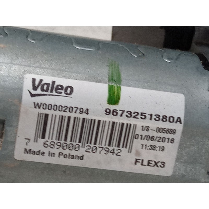 Recambio de motor limpia trasero para peugeot 208 i (ca_, cc_) 1.6 hdi / bluehdi 75 referencia OEM IAM 9673251380A  