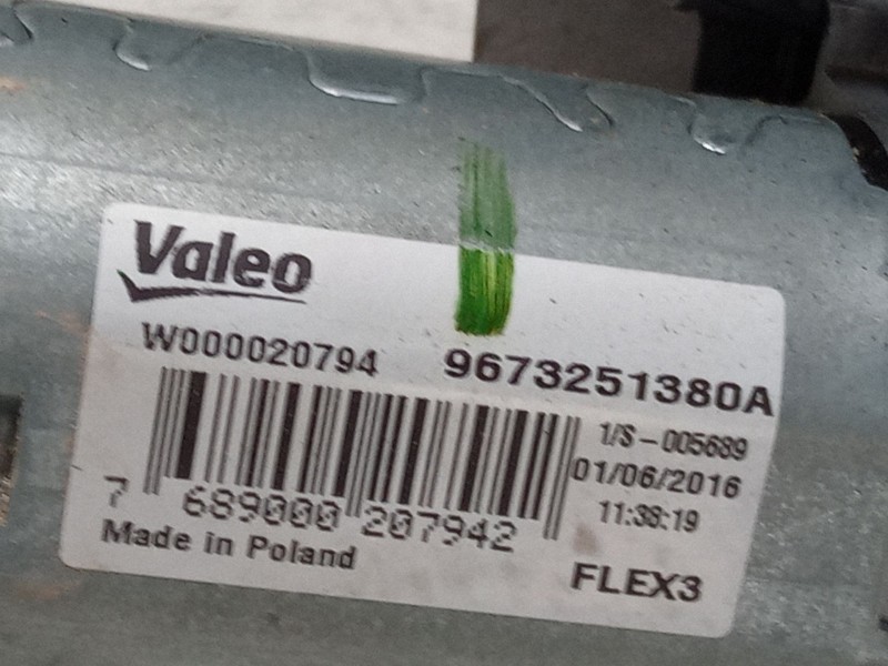 Recambio de motor limpia trasero para peugeot 208 i (ca_, cc_) 1.6 hdi / bluehdi 75 referencia OEM IAM 9673251380A  