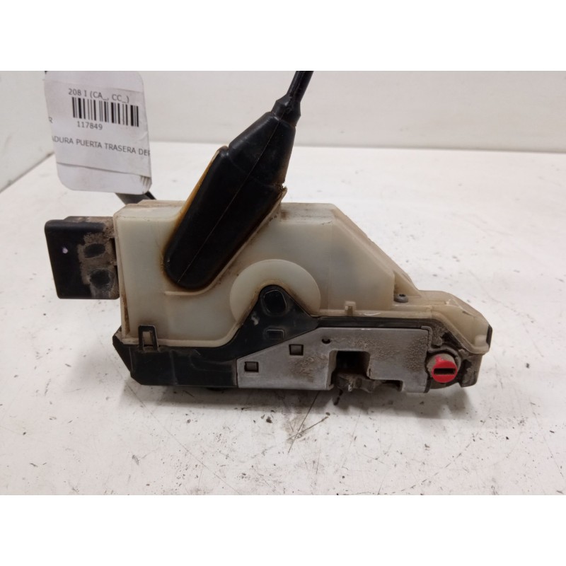 Recambio de cerradura puerta trasera derecha para peugeot 208 i (ca_, cc_) 1.6 hdi / bluehdi 75 referencia OEM IAM 9812501180  