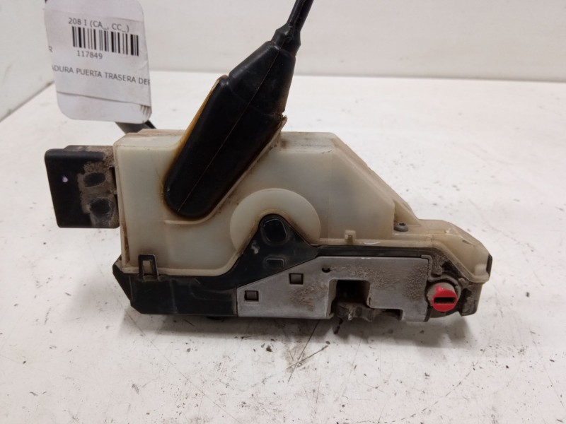 Recambio de cerradura puerta trasera derecha para peugeot 208 i (ca_, cc_) 1.6 hdi / bluehdi 75 referencia OEM IAM 9812501180  