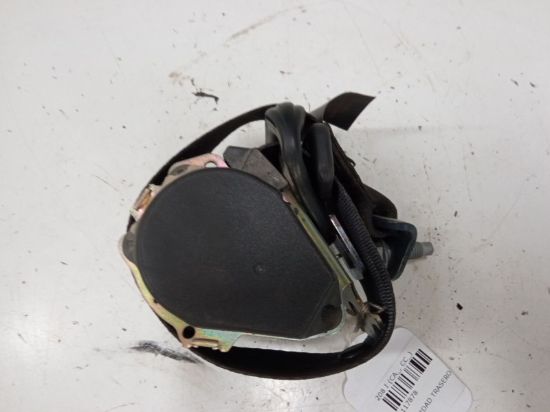 Recambio de cinturon seguridad trasero derecho para peugeot 208 i (ca_, cc_) 1.6 hdi / bluehdi 75 referencia OEM IAM 98063163XY 
