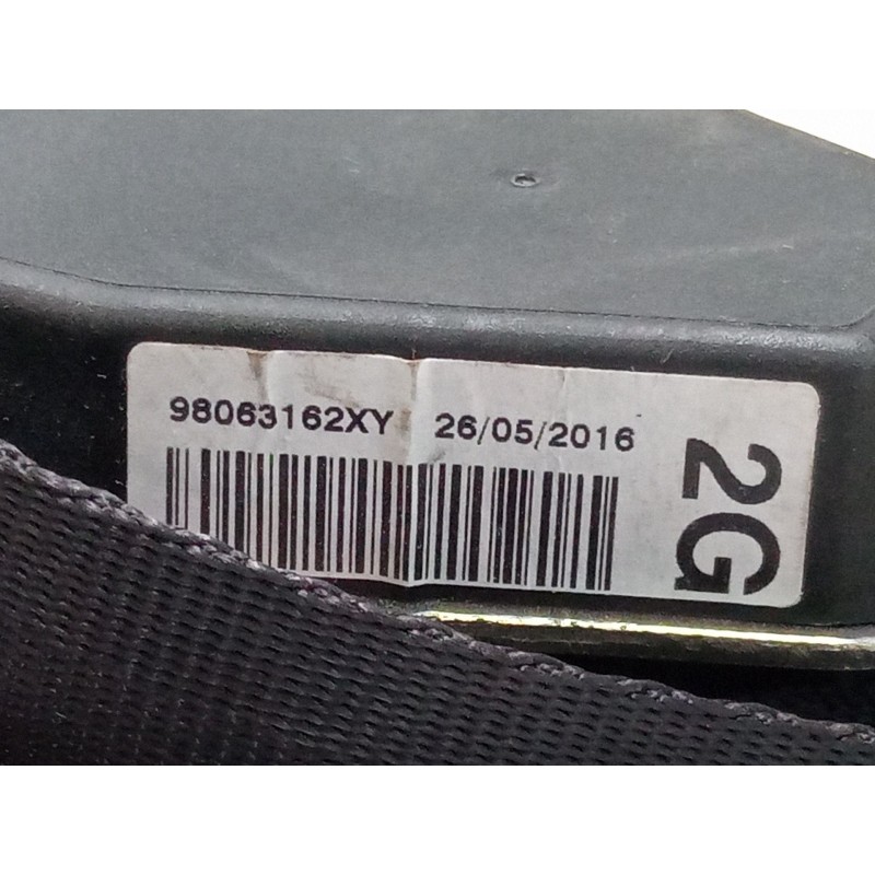 Recambio de cinturon seguridad trasero izquierdo para peugeot 208 i (ca_, cc_) 1.6 hdi / bluehdi 75 referencia OEM IAM 98063162X