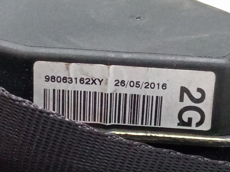 Recambio de cinturon seguridad trasero izquierdo para peugeot 208 i (ca_, cc_) 1.6 hdi / bluehdi 75 referencia OEM IAM 98063162X