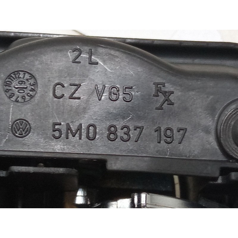 Recambio de maneta interior puerta trasera izquierda para volkswagen golf plus v (5m1, 521) 1.4 tsi referencia OEM IAM 5M0837197