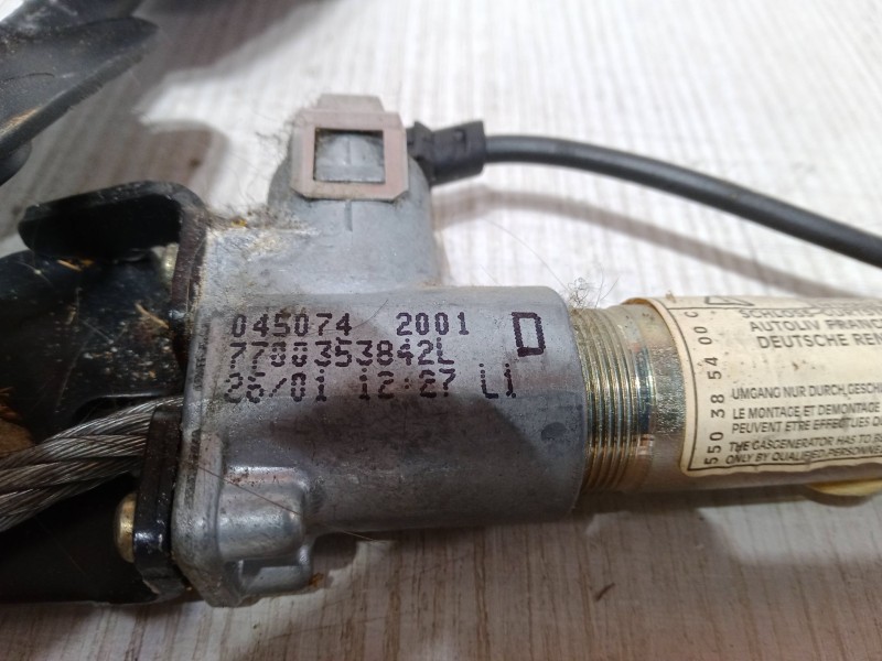 Recambio de anclaje con pretensor delantero derecho para renault kangoo (kc0/1_) d 65 1.9 (kc0e, kc02, kc0j, kc0n) referencia OE