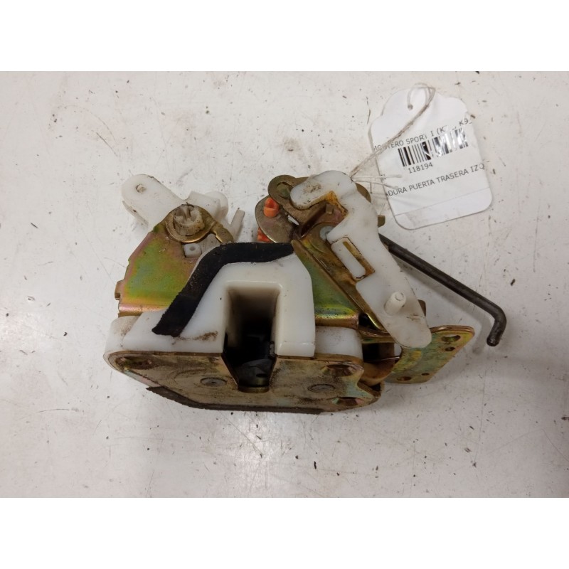 Recambio de cerradura puerta trasera izquierda para mitsubishi montero sport i (k7_, k9_) 2.5 td (k94w, k74t) referencia OEM IAM