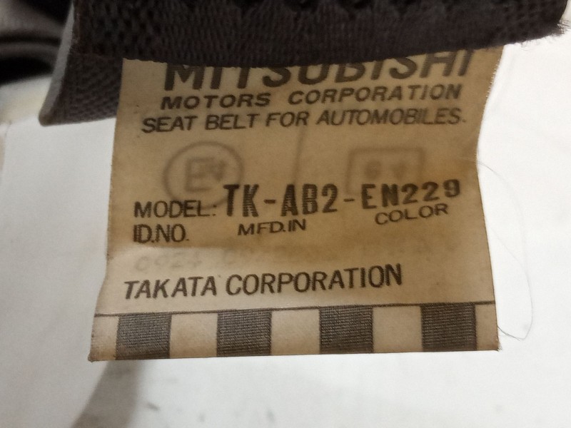 Recambio de cinturon seguridad delantero derecho para mitsubishi montero sport i (k7_, k9_) 2.5 td (k94w, k74t) referencia OEM I