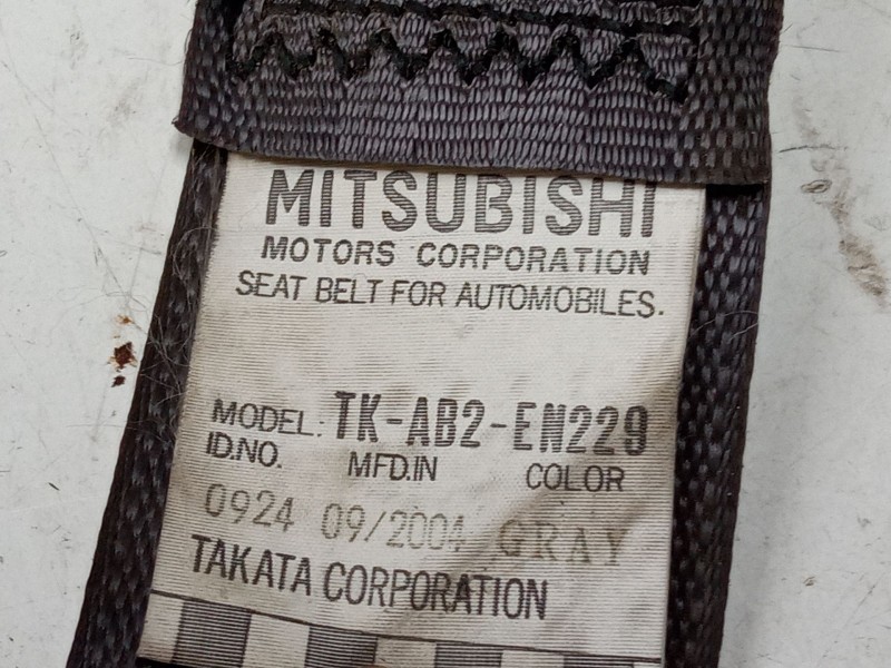Recambio de cinturon seguridad delantero izquierdo para mitsubishi montero sport i (k7_, k9_) 2.5 td (k94w, k74t) referencia OEM