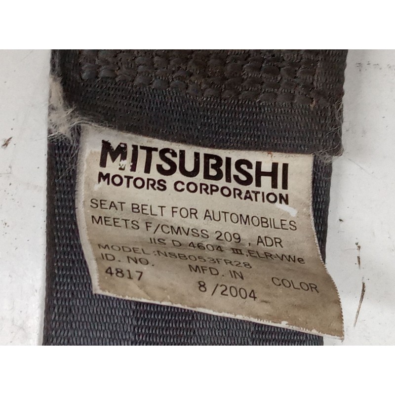 Recambio de cinturon seguridad trasero derecho para mitsubishi montero sport i (k7_, k9_) 2.5 td (k94w, k74t) referencia OEM IAM