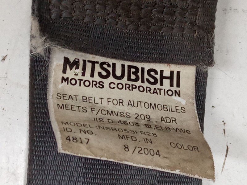 Recambio de cinturon seguridad trasero derecho para mitsubishi montero sport i (k7_, k9_) 2.5 td (k94w, k74t) referencia OEM IAM
