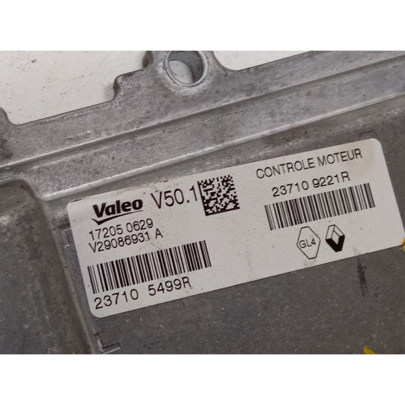 Recambio de centralita motor uce para dacia sandero ii (b8_) tce 90 (b8m1, b8ma) referencia OEM IAM 237105499R  