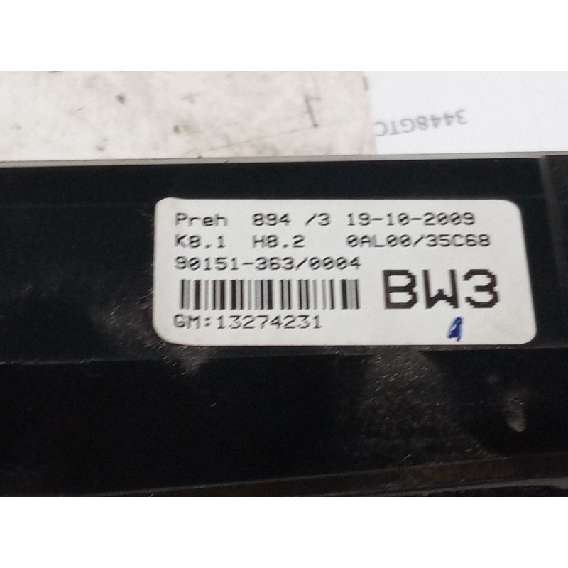 Recambio de mando calefaccion / a/a para opel astra h classic hatchback (a04) 1.6 (l48) referencia OEM IAM 13274231  