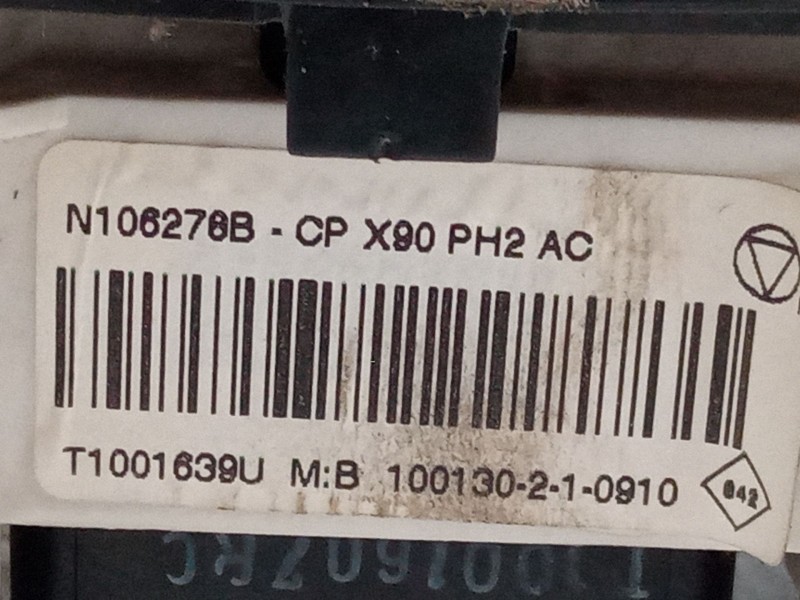 Recambio de mando calefaccion / a/a para dacia sandero (bs_) 1.2 16v referencia OEM IAM T1001639U  