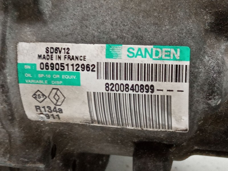 Recambio de compresor a/a para dacia sandero (bs_) 1.2 16v referencia OEM IAM 8200840899  
