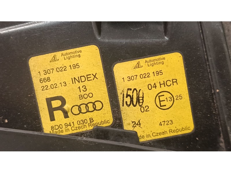Recambio de faro derecho para audi a4 b5 avant (8d5) 1.9 tdi referencia OEM IAM   