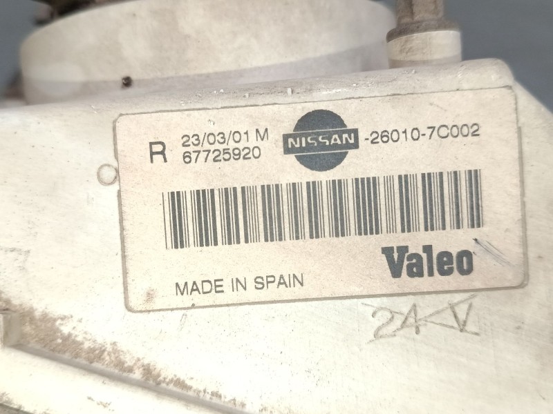 Recambio de faro derecho para nissan vanette cargo autobús (hc 23) 2.3 d referencia OEM IAM 260107C002  