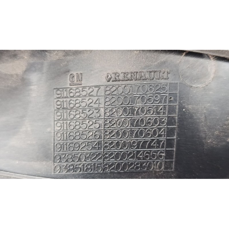 Recambio de maneta exterior puerta delantera derecha para nissan primastar furgoneta (x83) 2.5 dci 140 referencia OEM IAM 911685